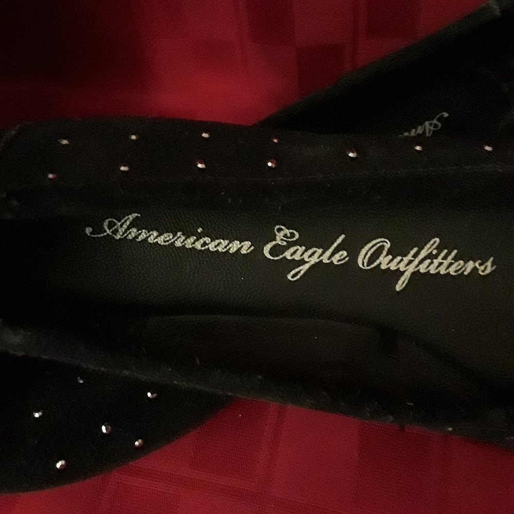 NWOT AEO Black Flats - Picture 4 of 6